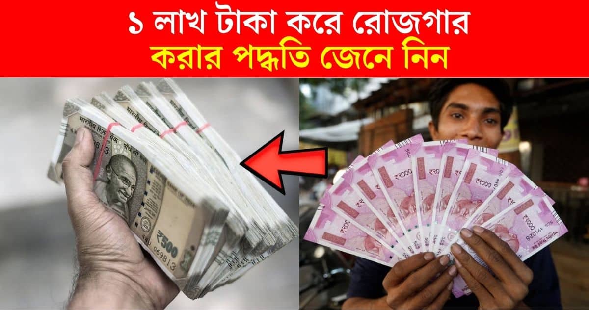 How to earn money 1 lakh rupees per day methods