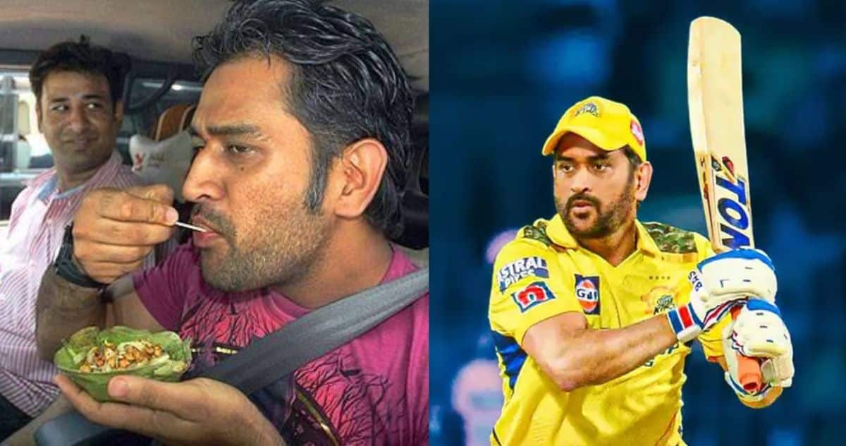 What does Mahendra Singh Dhoni eat for breakfast during IPL Video came up