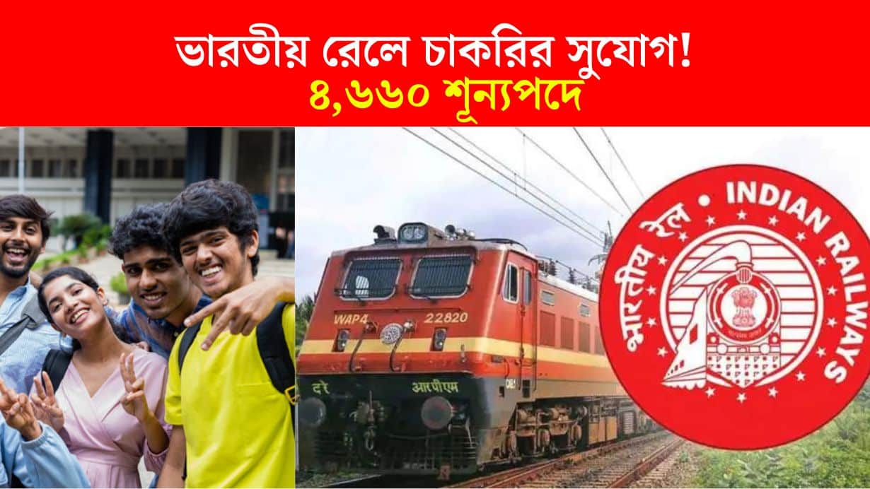 RRB Recruitment 2024 4660 vacancy apply online