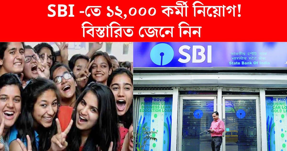 SBI Recruitment 2024 12000 vacancy